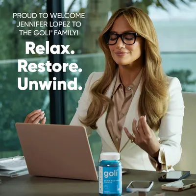 Introduces Jennifer Lopez as a brand ambassador while highlighting the product's relaxation benefits to build trust and emotional connection with potential…
