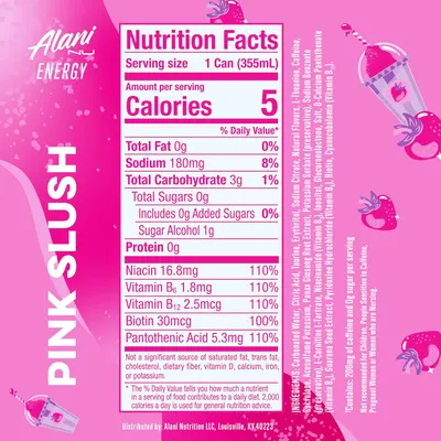 Secondary Images for Alani Nu PINK SLUSH