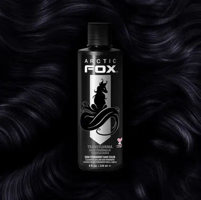 Showcases the specific hair color shade 'Transylvania' to help customers visualize the product's effect.