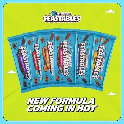 Secondary Images for Feastables MrBeast Peanut Butter Milk Chocolate Crunch Chocolate Bar