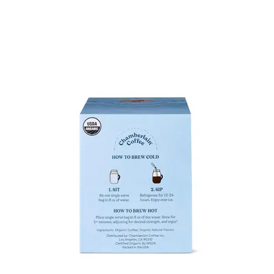 Provides clear step-by-step instructions for brewing the coffee both cold and hot, ensuring customers know how to properly prepare the product.