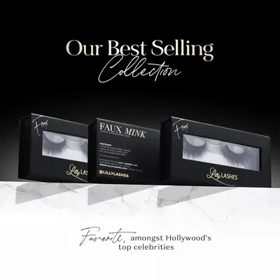 Highlights the brand's most popular products and their popularity among celebrities to build trust and prestige.