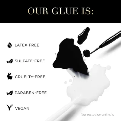 Highlights the safety and ethical aspects of the product by emphasizing its free-from formulation and vegan status.