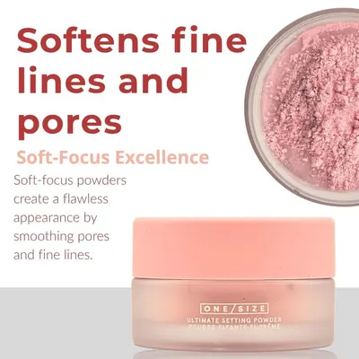 Highlights the product's ability to soften fine lines and pores, creating a flawless appearance.