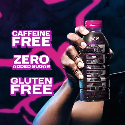 Highlights multiple health-conscious features of the drink to appeal to consumers looking for a beverage without caffeine, sugar, or gluten.
