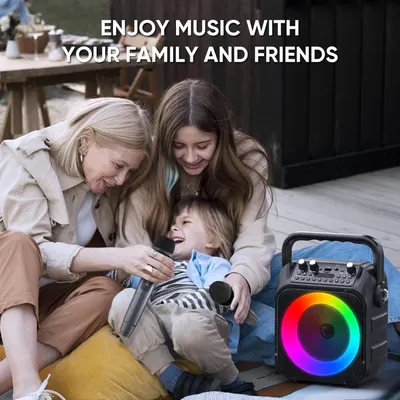 Demonstrates how the product can be used for family bonding and entertainment, showing its versatility for different age groups. Shows the product in use during a real-world family gathering,…