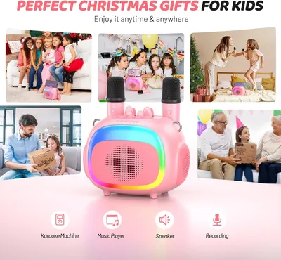 Secondary Images for SUDOTACK Mini Karaoke Machine for Kids