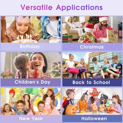 Demonstrates the versatility of the product by showcasing its use across various seasonal and special occasions throughout the year.