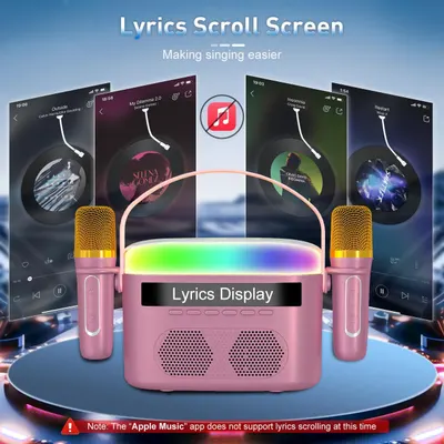 Secondary Images for Karaoke Machine for Kids Adults with Lyrics Display