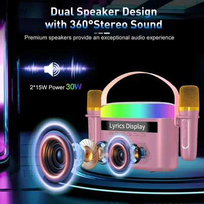 Highlights multiple audio features to showcase the product's superior sound quality and functionality.