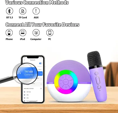 Secondary Images for Karaoke Microphone Machine Toys for Kids Adults