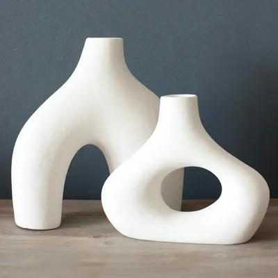 Showcases the product's unique sculptural design and aesthetic appeal in a home setting.