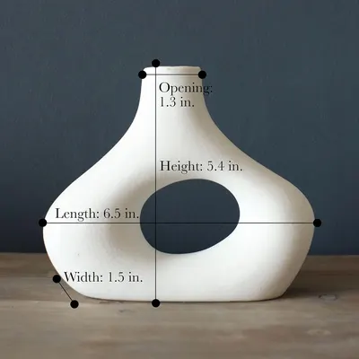 Provides precise measurements of the product to eliminate confusion about its size and shape.
