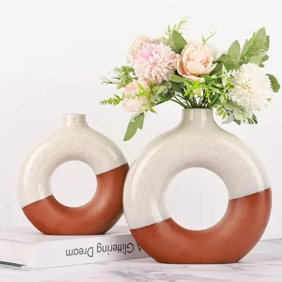 Showcases the product in a stylish home setting to demonstrate its aesthetic appeal and versatility as a decorative piece.
