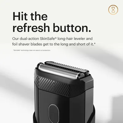 Highlights the product's ability to handle both long and short hair with its dual-action technology, emphasizing versatility and effectiveness.