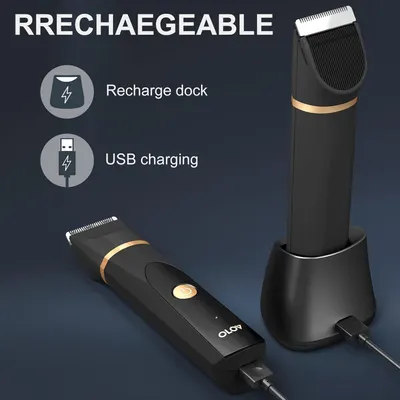 Highlights the product's rechargeable feature and versatile charging options to emphasize convenience and ease of use.