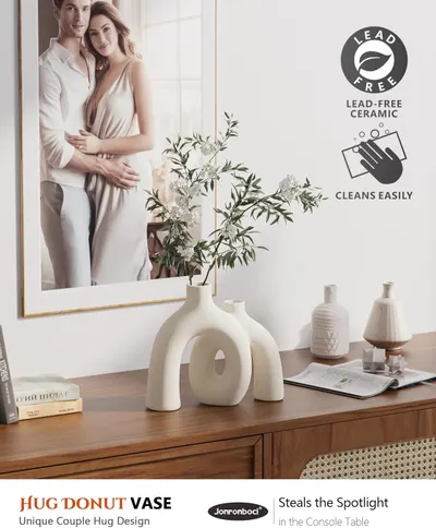 Secondary Images for Hug Donut Decorative Vase Set