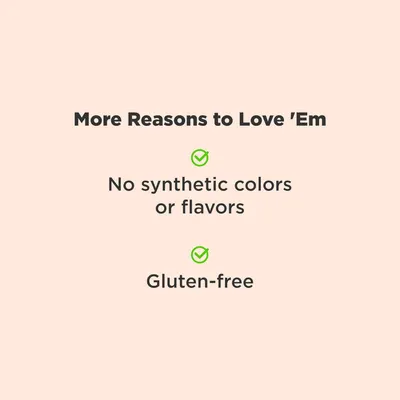Highlights two key health-conscious features of the product to appeal to consumers looking for natural and allergen-free options.