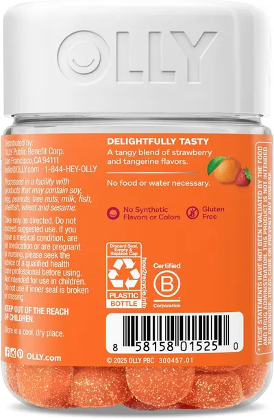 Highlights the product's unique tangy blend of strawberry and tangerine flavors to entice customers with its taste profile. Reassures customers about the product's safety and natural ingredients,…