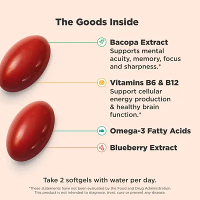 Secondary Images for OLLY Ultra Strength Brain Softgels
