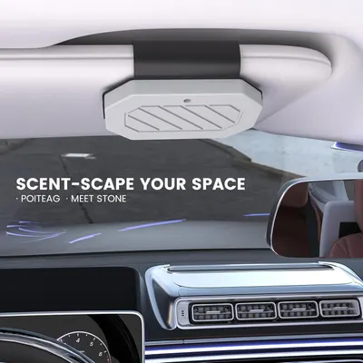 Highlights the product's ability to add pleasant scents to a vehicle interior, enhancing the driving experience.