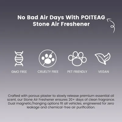 Safety graphic showing that the ingredients in this air fresherner are safe for the environment and individuals. 