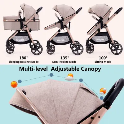 Secondary Images for 2-in-1 Baby Stroller