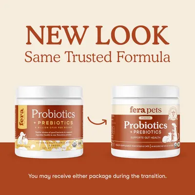 Informs customers about the product's new packaging while reassuring them that the formula remains unchanged.