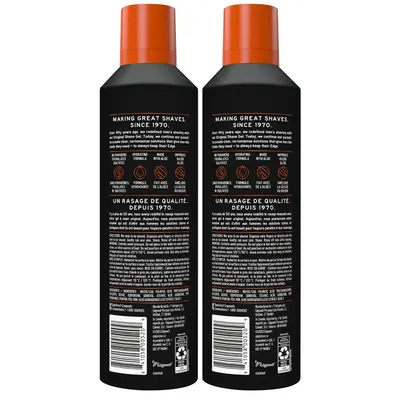 Highlights multiple benefits of the shaving gel to demonstrate its quality and effectiveness for a great shave. Emphasizes the brand's long-standing expertise in shaving products since 1970 to build…