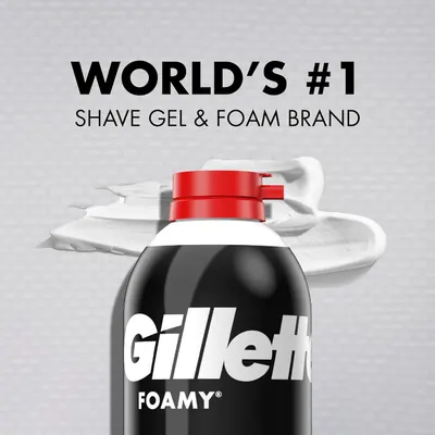 Emphasizes Gillette's position as the top shave gel and foam brand globally, building trust and credibility with shoppers.