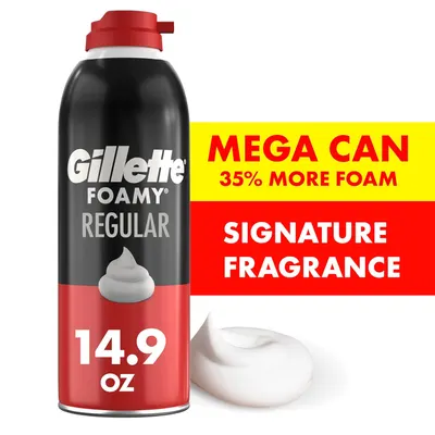 Highlights the larger size (14.9 oz) and increased foam content (35% more) to emphasize value for money. Emphasizes the product's unique scent as a key selling point to attract customers who value a…