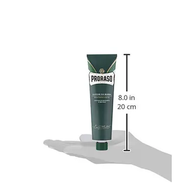 Shows the exact height of the product tube to give shoppers a clear understanding of its size.