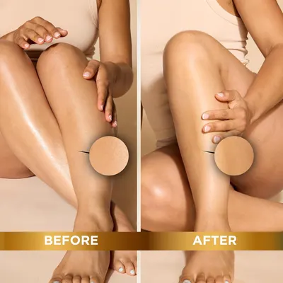 Demonstrates the product's effectiveness in improving skin texture and hydration, showing visible results to convince potential buyers.