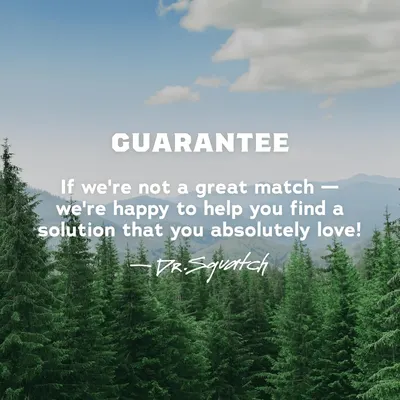 Communicates the brand's commitment to customer satisfaction and builds trust by offering assistance if the product is not a good fit.