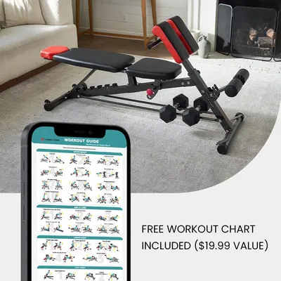 Shows the workout chart guide included with the product. 

Condensed: Workout Chart Included