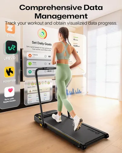 Secondary Images for UREVO Strol 2E Smart 2-in-1 Folding Treadmill