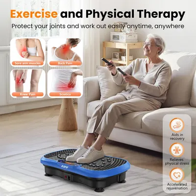 Secondary Images for AXV Vibration Plate Fitness Platform Exercise Machine Vibrating Shaking Full Body Shaker…