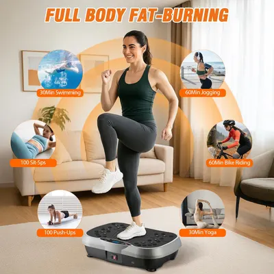 Secondary Images for ALSO GO Vibration Plate Exercise Machine