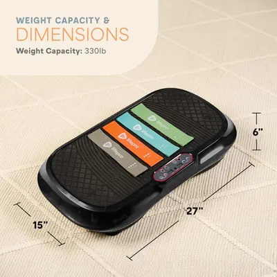 Communicates the product's weight capacity and physical dimensions to help shoppers understand its size and strength. Provides exact measurements of the product to eliminate confusion about its…