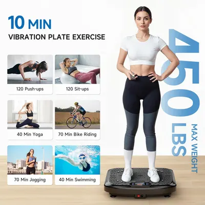 Secondary Images for Vibration Plate Exercise Machine Weight Loss