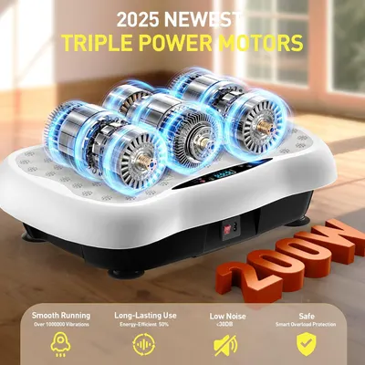 Highlights multiple advanced features of the product to showcase its superior performance and technology. Provides a visual breakdown of the product's key component - the triple power motors - to…