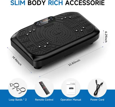 Secondary Images for Vibration Plate Exercise Machine Weight Loss