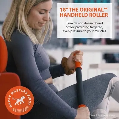 Emphasizes the product's firm design that provides targeted pressure for muscle relief.