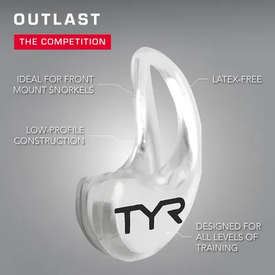 Highlights multiple key features of the TYR nose clip to demonstrate its superiority and versatility for swimmers. Positions the TYR nose clip as superior to competing products by emphasizing its…