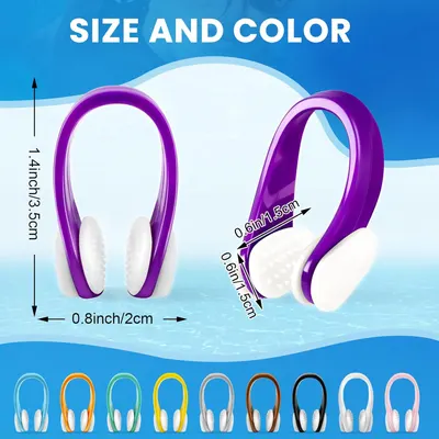 Provides exact measurements of the nose clip to help customers understand its size and fit. Showcases the product's dimensions and available color variations to help customers choose their preferred…