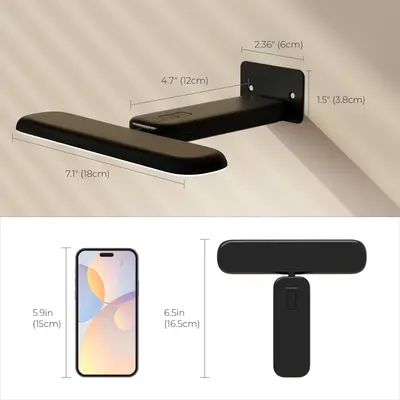 Provides exact measurements of the product to help customers understand its size and how it will fit in their space.