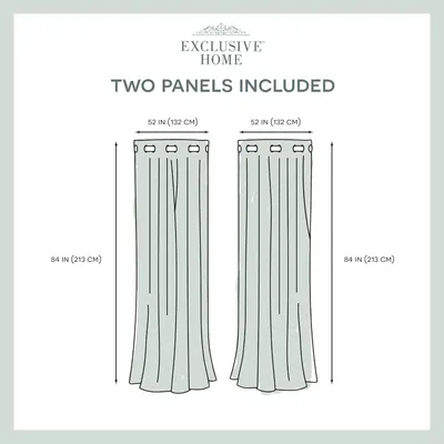 Secondary Images for TOWN & COUNTRY LUXE Talia Double Layer Indoor Curtains