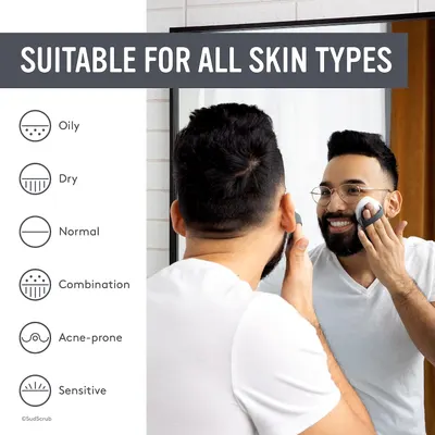 Emphasizes that the product is suitable for all skin types, reassuring potential customers that it will work for them regardless of their specific skin concerns.