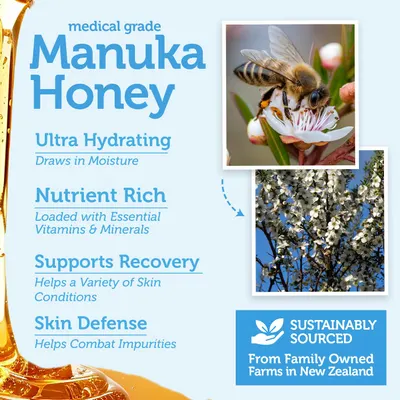 Secondary Images for Manuka Honey Exfoliating Face Scrub