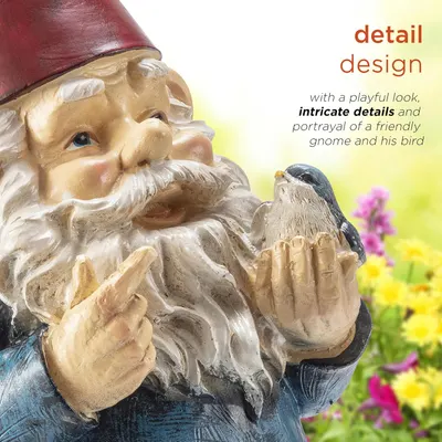Highlights the product's detailed design and craftsmanship to appeal to customers looking for high-quality garden decor.